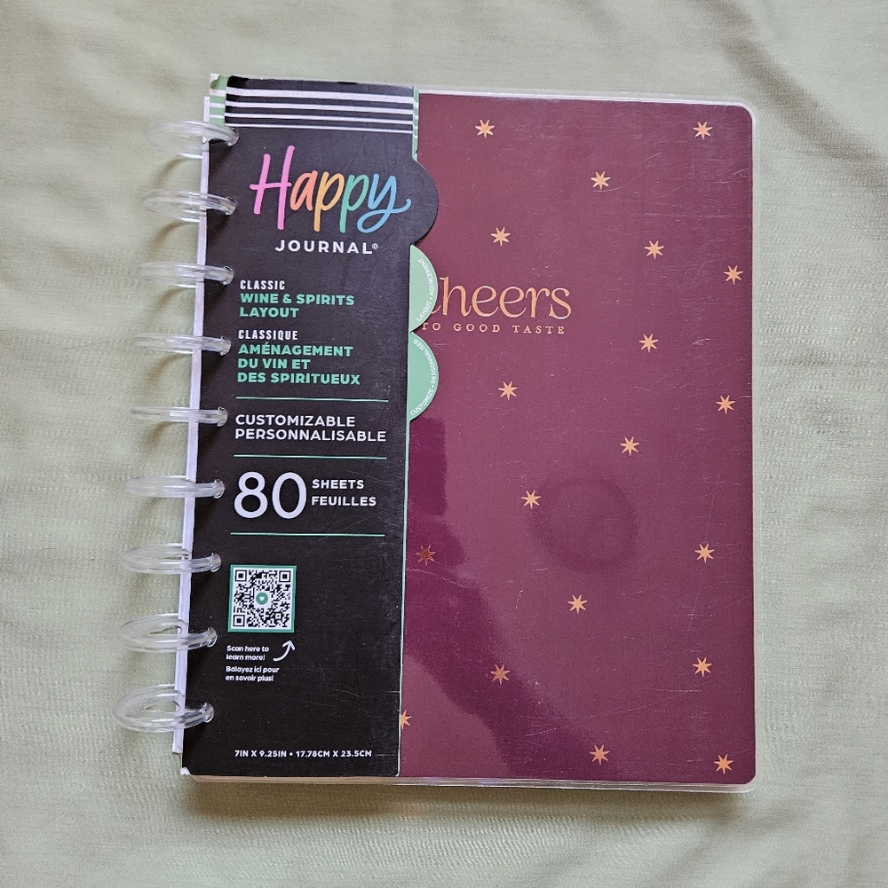 Happy Journal Cheers to Good Taste‎ Wine & Spirits Layout Rate Your Drinks